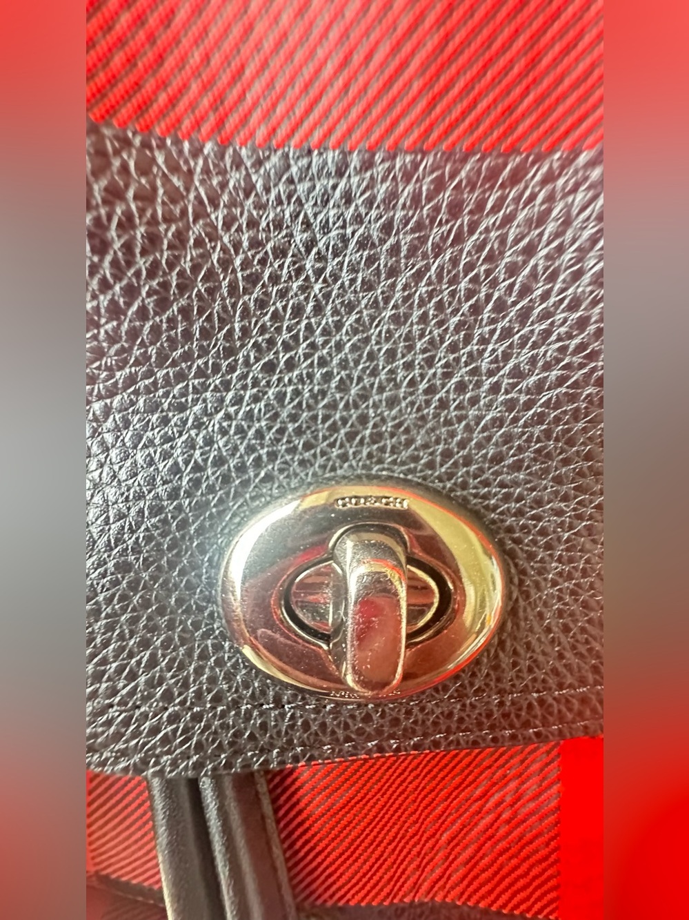 Coach Turnlock Tie Rucksack Backpack - Picture 12 of 16